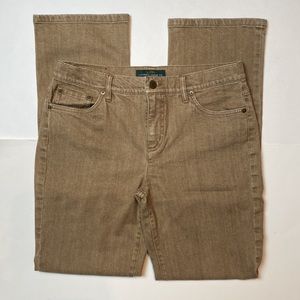 Lauren Ralph Lauren Women’s Classic Straight Leg Tan Jeans Size 10